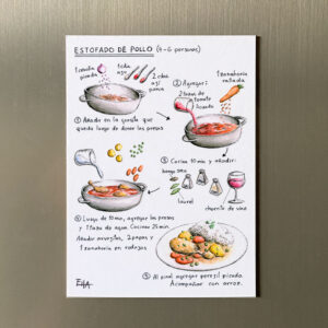 Imán Estofado de Pollo