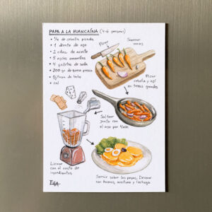 Imán Papa a la Huancaina