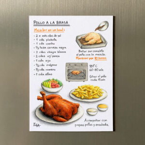 Imán Pollo a la brasa