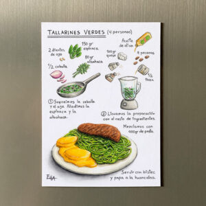 Imán Tallarines Verdes