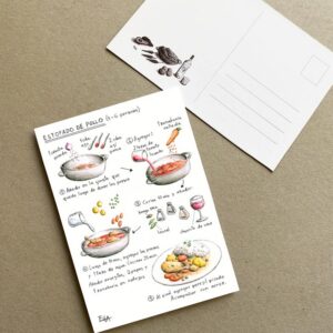 Postal Estofado de Pollo