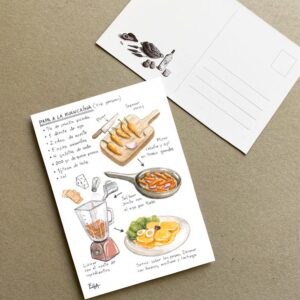 Postal Papa a la Huancaina