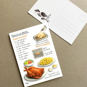 Postal Pollo la brasa