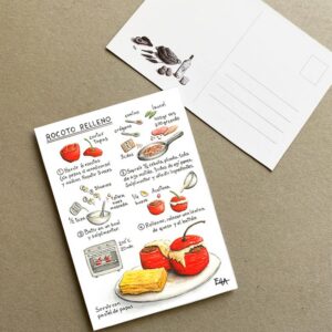 Postal Rocoto relleno