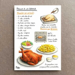 Print Pollo la brasa
