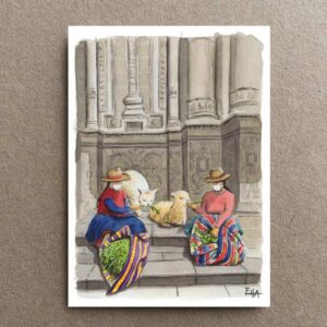 Print Señoras y Alpacas