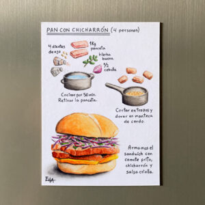 Imán Pan con Chicharrón