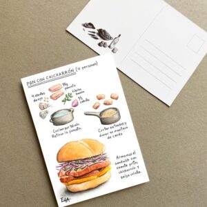 Postal Pan con Chicharrón